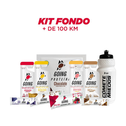 Kit Gran Fondo - 6 geles energéticos + 9 hidratantes +1 proteína + 5 barras endurance