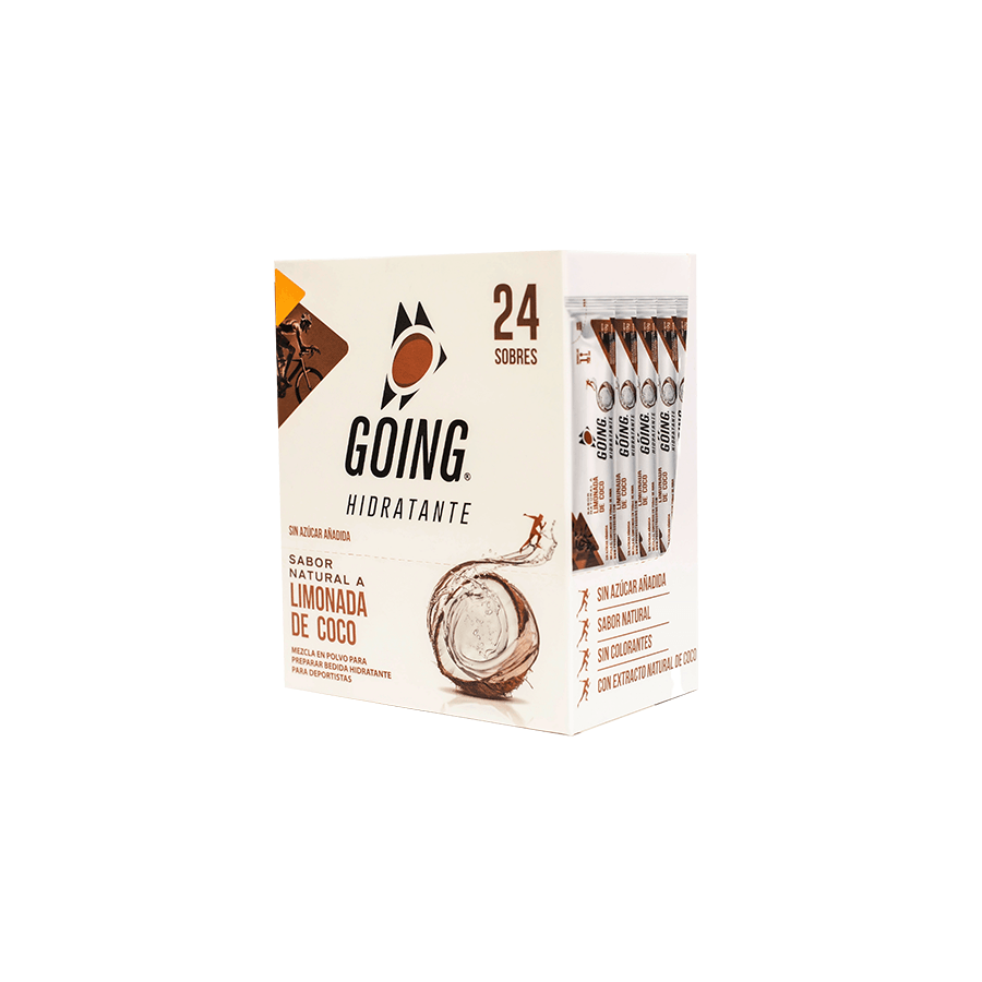 24 unidades - Hidratante con electrólitos - sabor a LIMONADA DE COCO