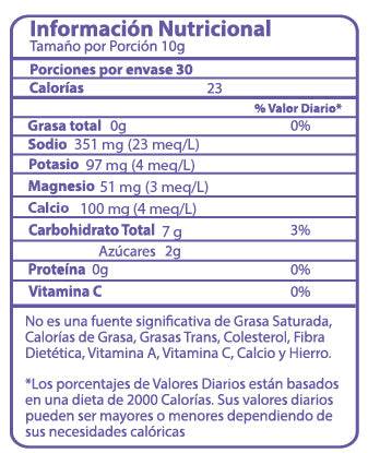 24 sobres - hidratante con electrólitos - sabor UVA